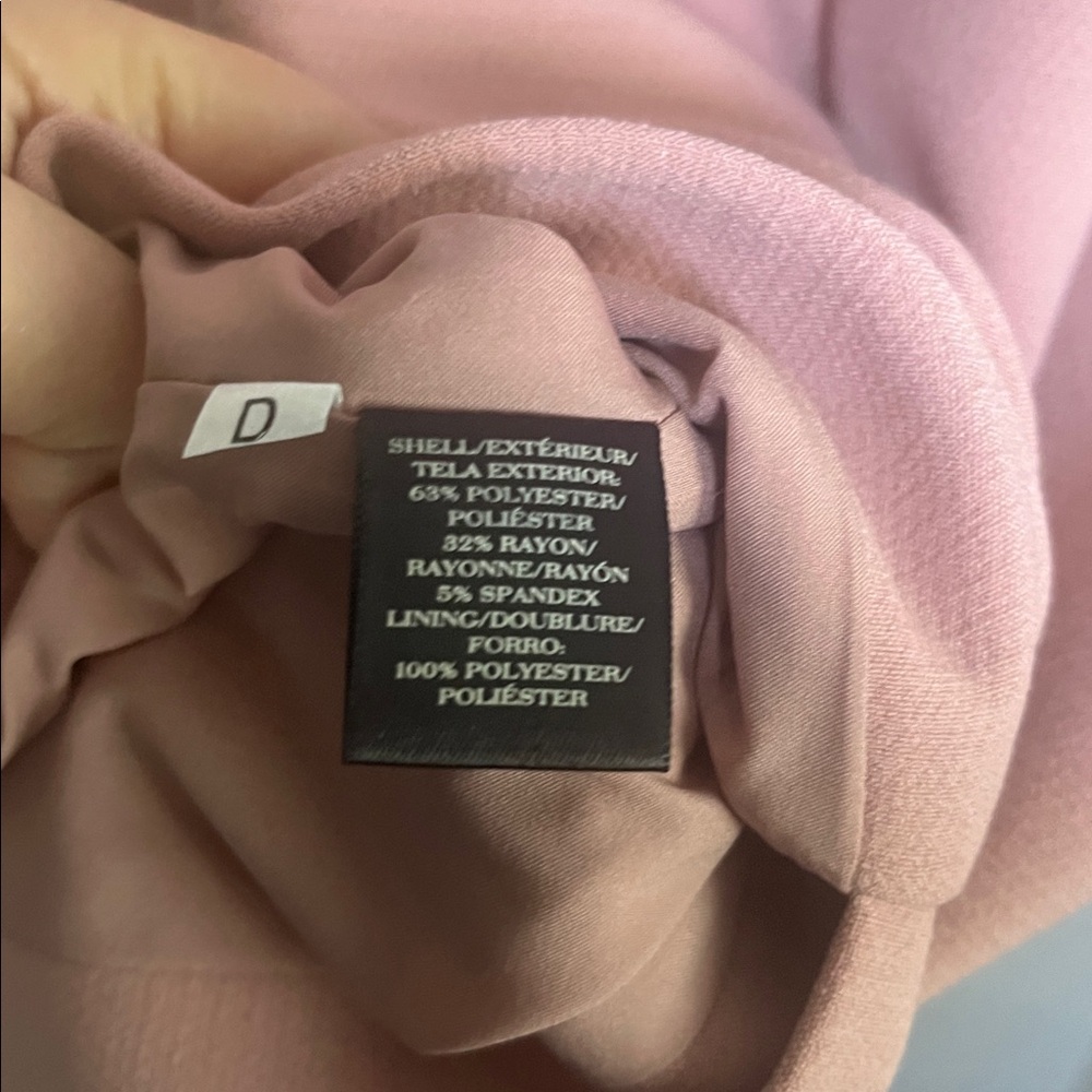Ann Taylor Petite 2 sleeveless midi dress pink light mauve - Picture 6 of 10